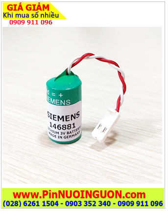SIEMENS 146881; Pin nuôi nguồn SIEMENS 146881 lithium 3v 1/2AA 850mAh